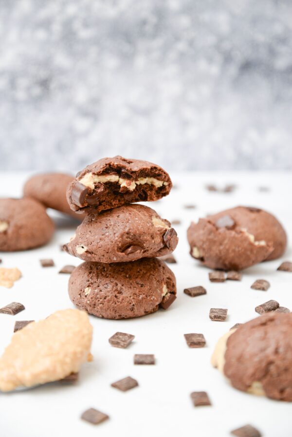 Vegourmandises-Vegan-Cookie-Yummy-Biscuit-Maison-Coeur amande-Cacao-Amandes